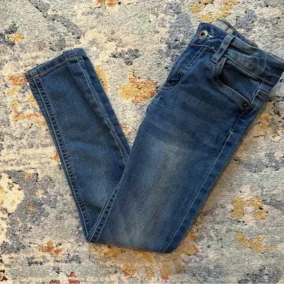 Lucky Brand Girl’s Zoe Blue Jeans Size 8 - Picture 1 of 7